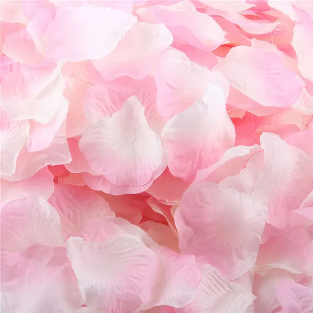 1000pcs Silk Rose Petals Artificial Flower Wedding Favor Bridal Shower Aisle Vase Decor Confetti Sep13