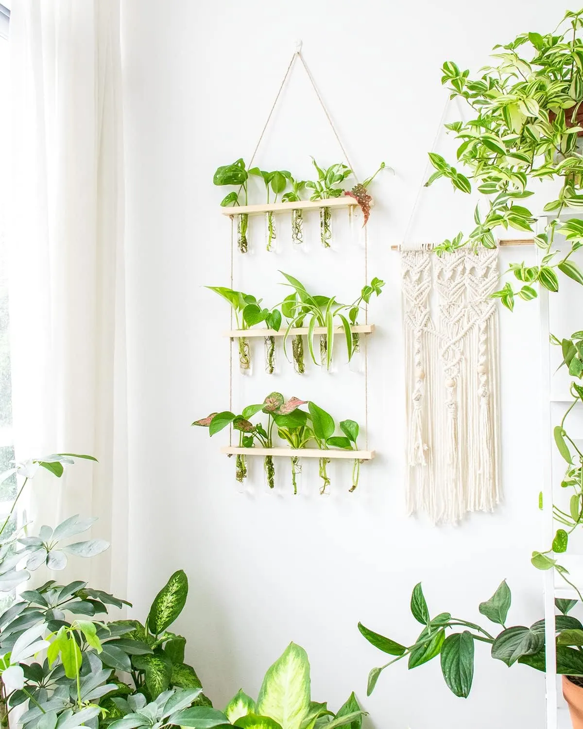 3-Tier Wall Hanging Test Tube Planter