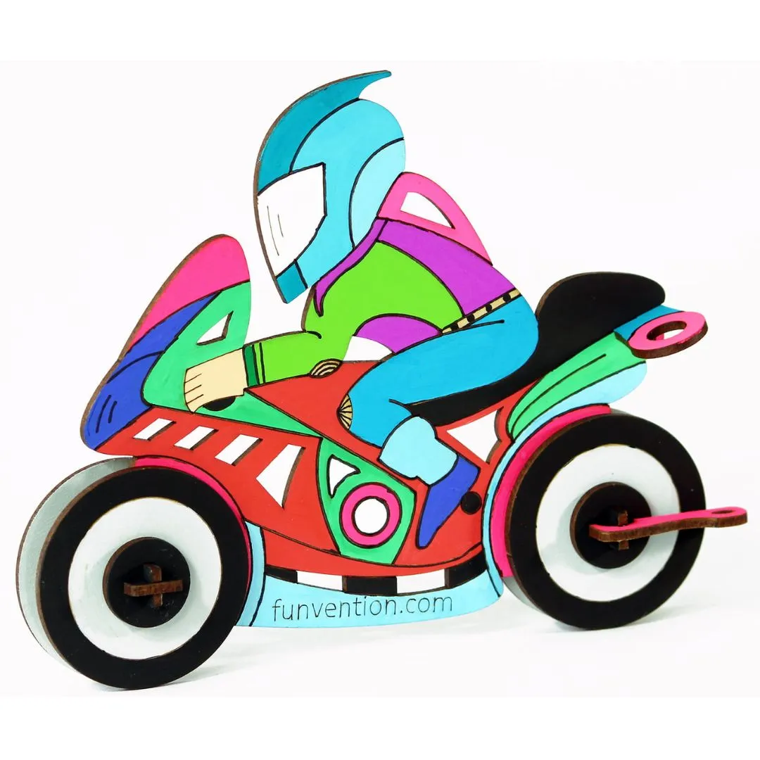 3D Coloring Model - Bike