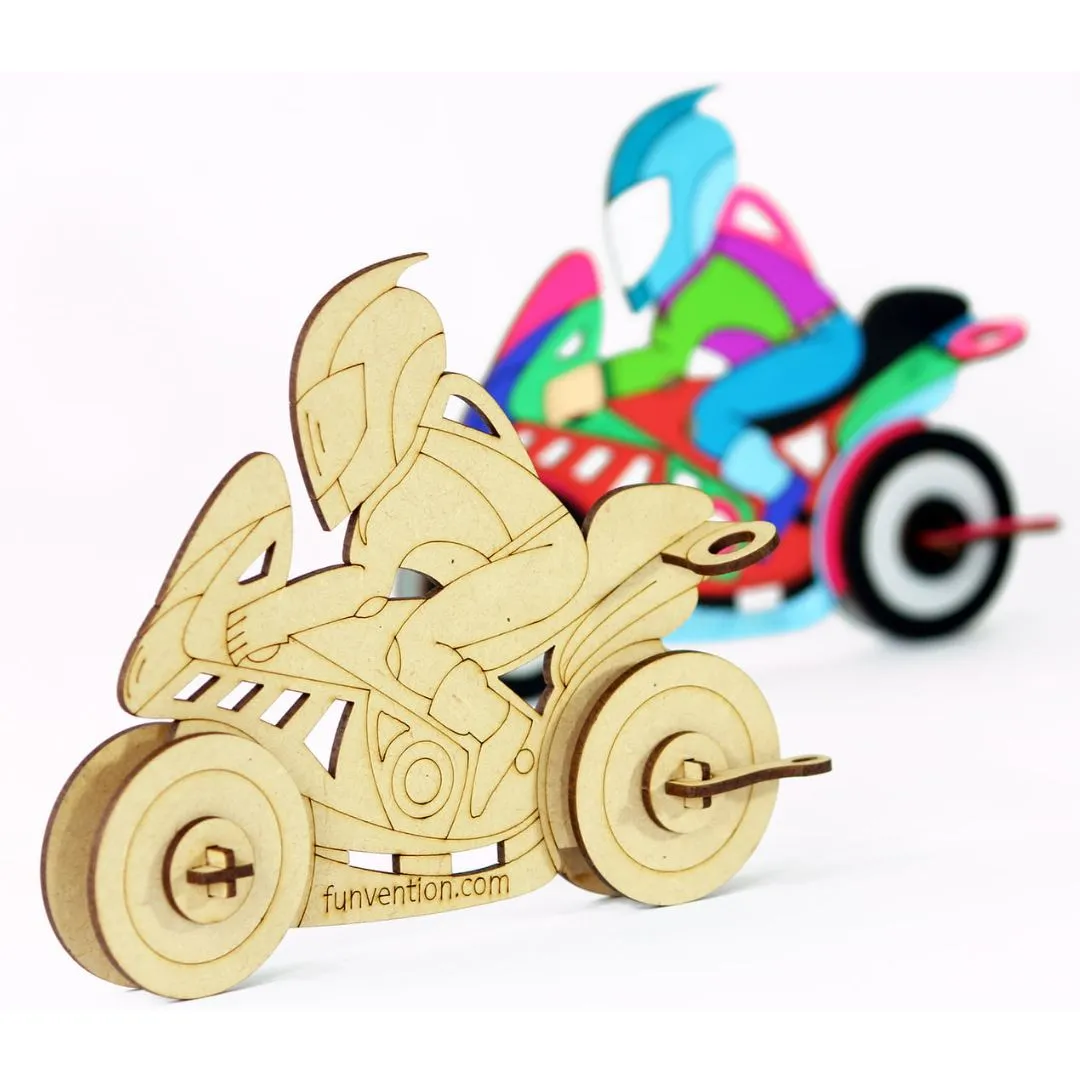 3D Coloring Model - Bike