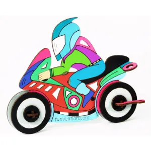 3D Coloring Model - Bike