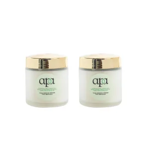 APA Camphor Scented Candle | Jar Candles | Candle for Helping Relaxing Mind | Soy Wax | Camphor/Kapur Fragrance for Car, Room, Bathroom | Paraben Free (250g*Pack of 2)