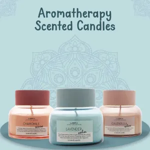 Aromatherapy Scented Candles | Set of 3