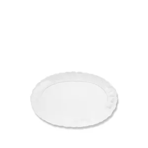 Bernadette's Falling Flower White Oval Platter, 46cm