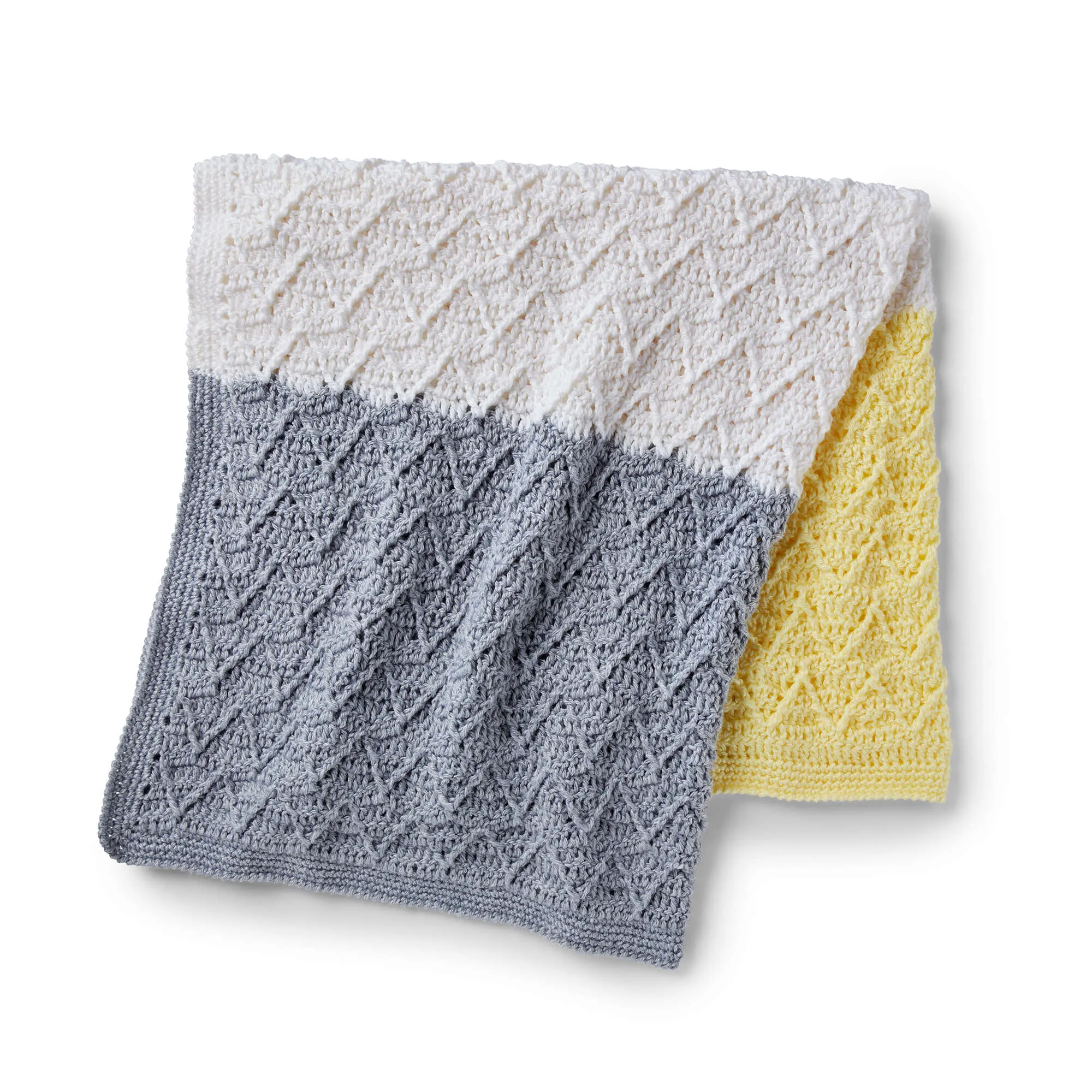 Bernat Crochet Colorbands Baby Blanket