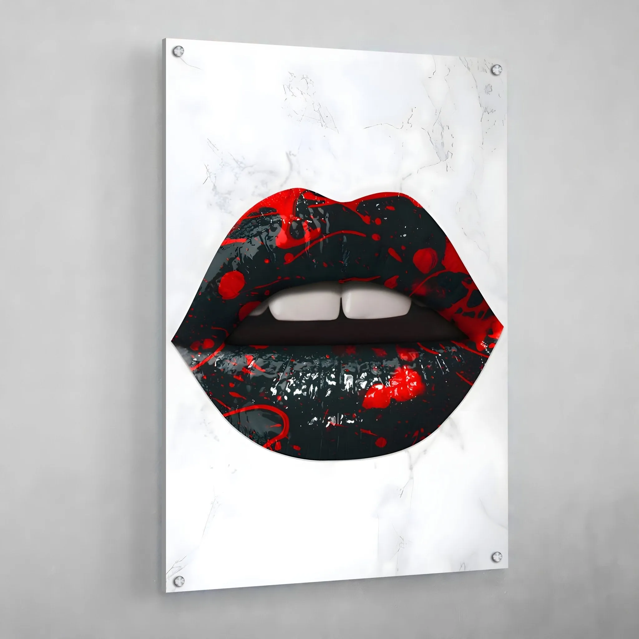 Black Lips Wall Art