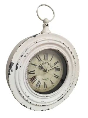 Chic Distressed Villa Hanging Clock Antique Style