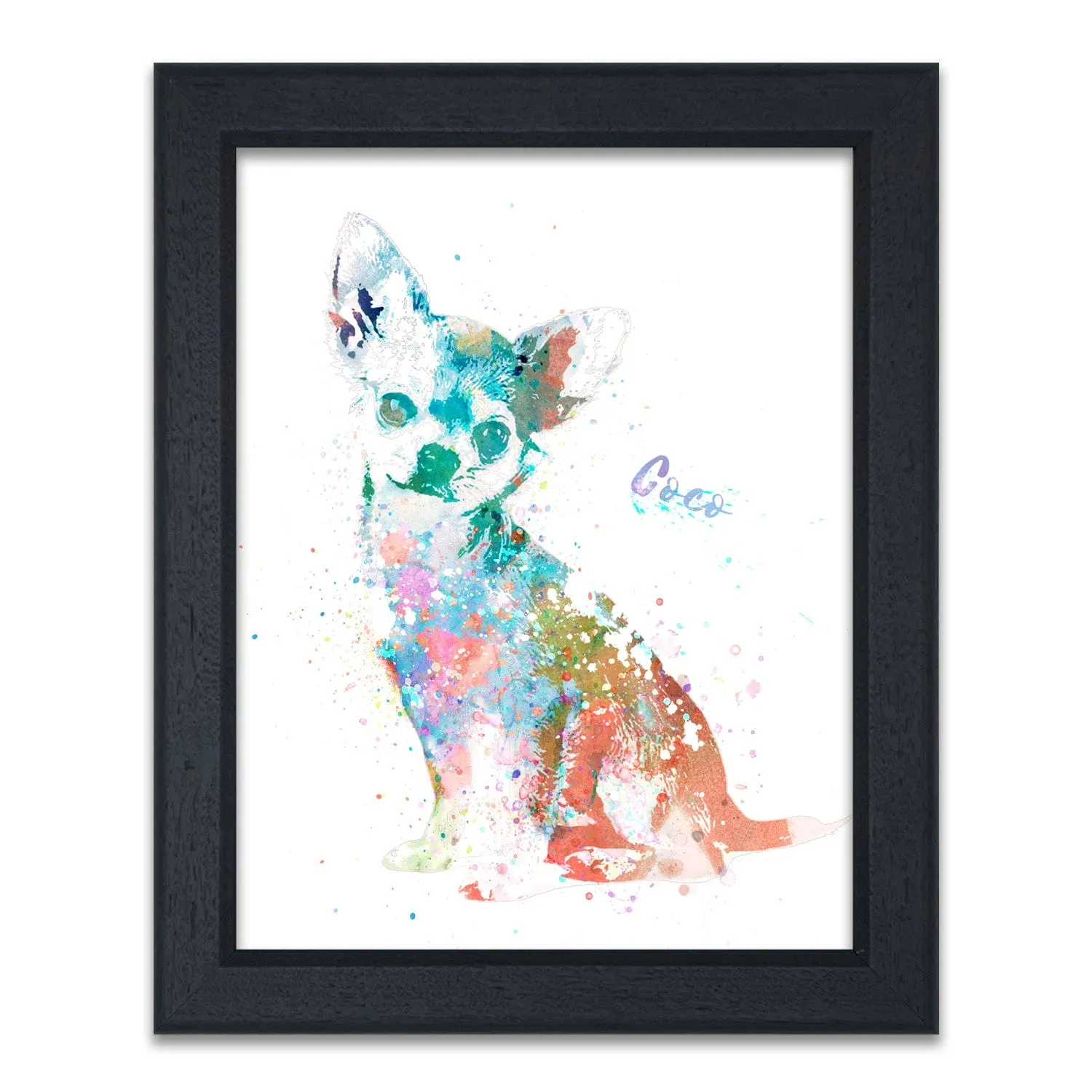 Chihuahua Watercolor Print