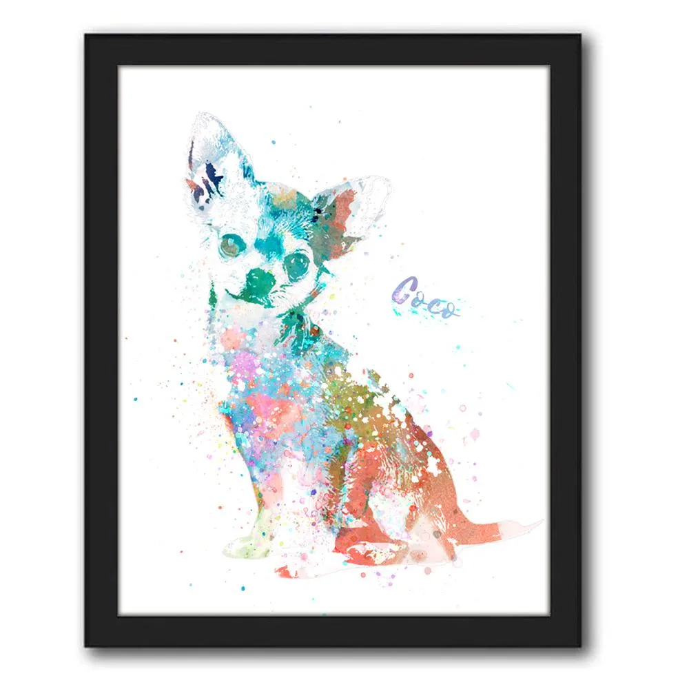 Chihuahua Watercolor Print