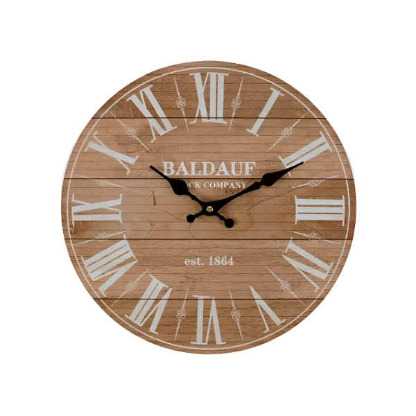 Classic Baldauf Style Wall Clock - 34cm