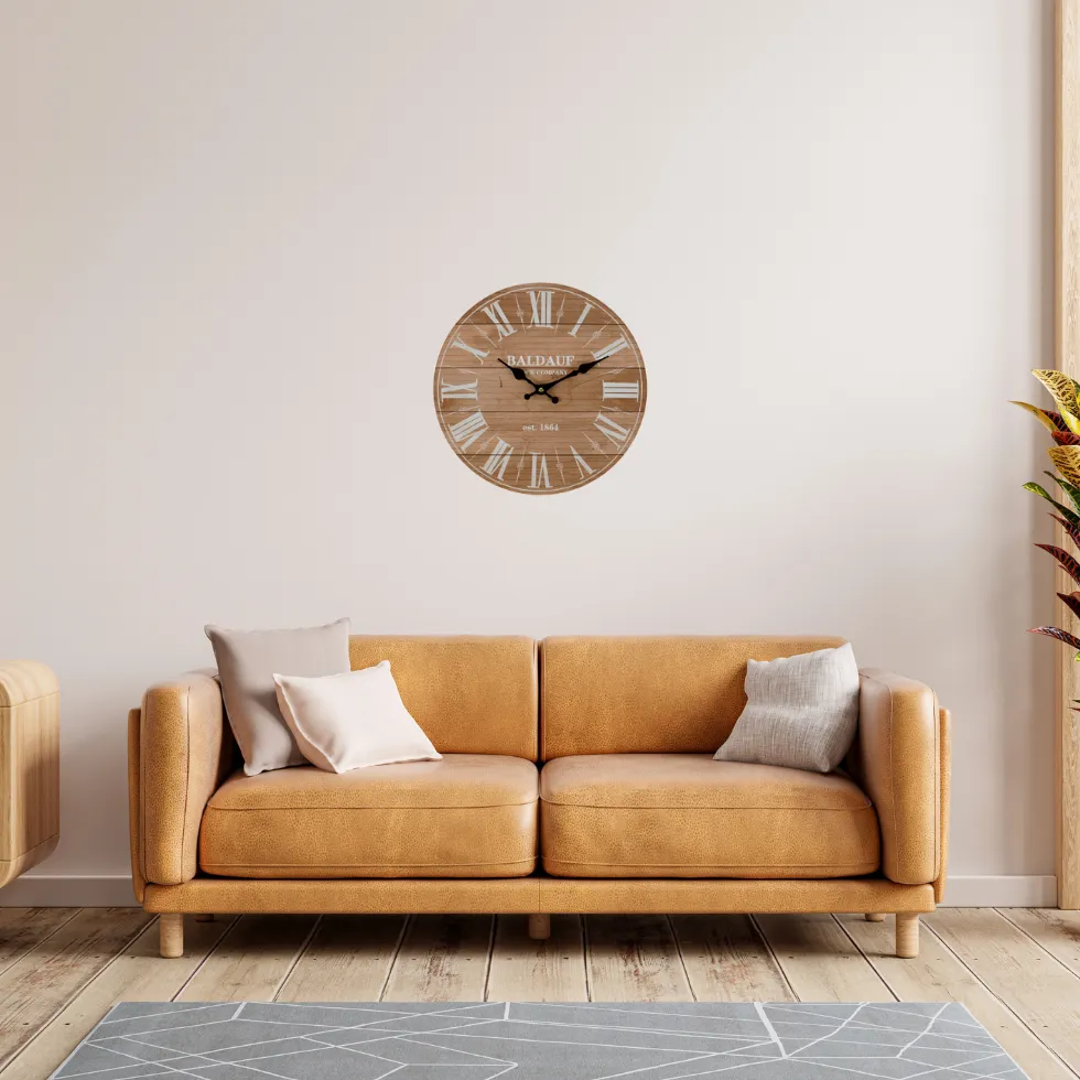 Classic Baldauf Style Wall Clock - 34cm