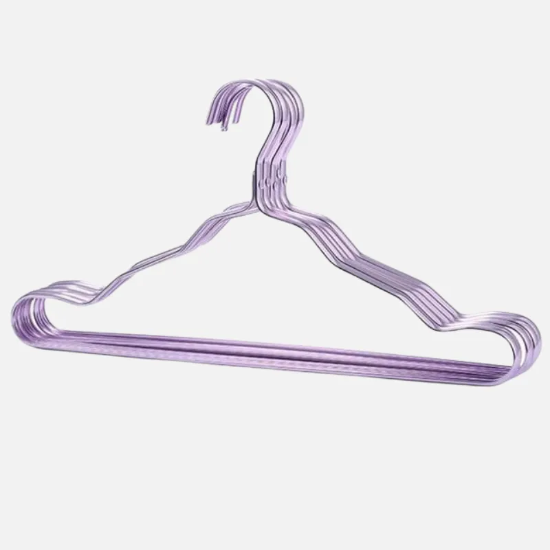 Colored Aluminum Clothes Hanger Set