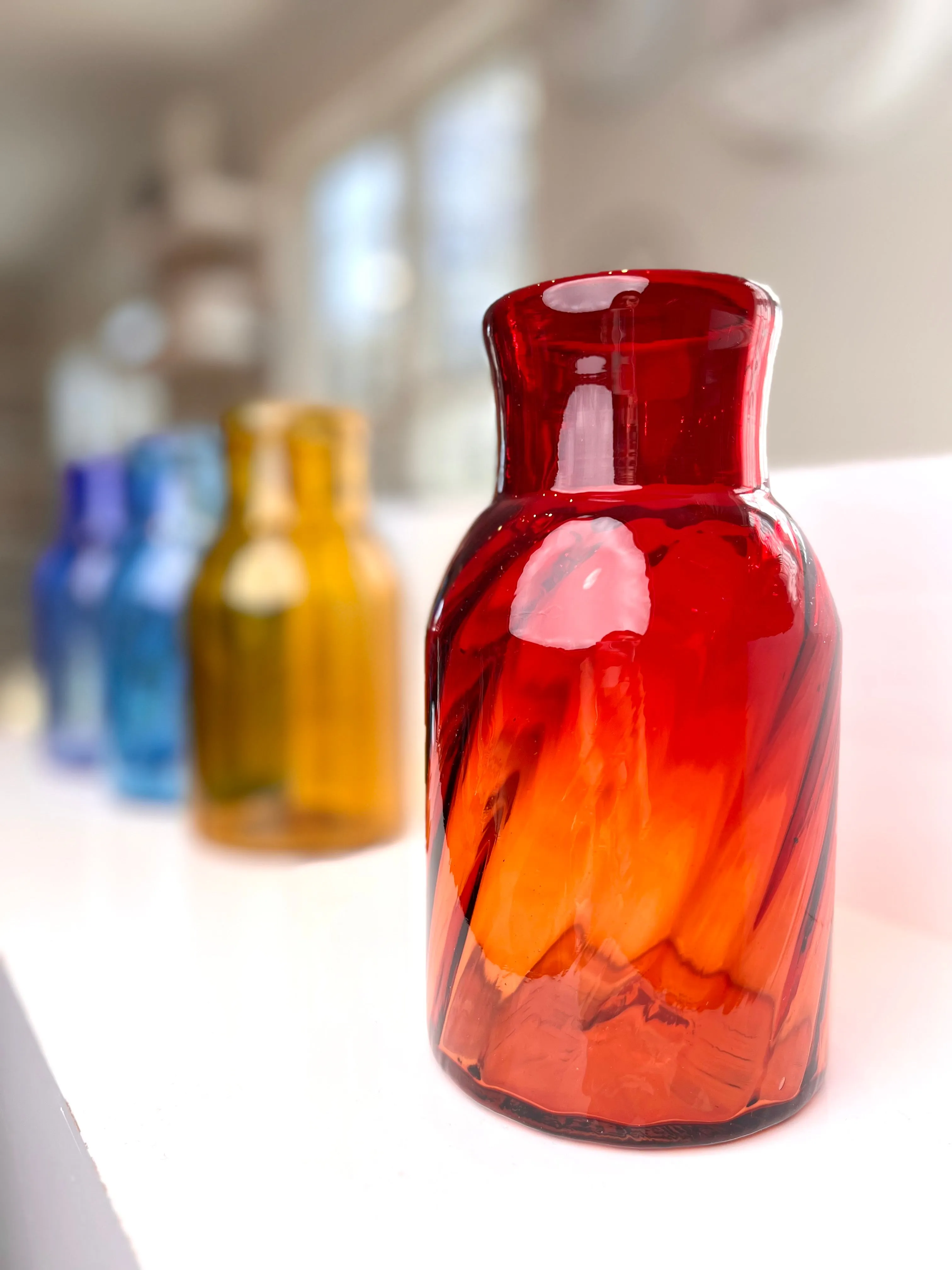 Colorful Glass Vase