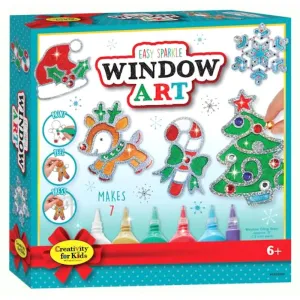 Creativity for Kids Easy Sparkle Christmas Window Art