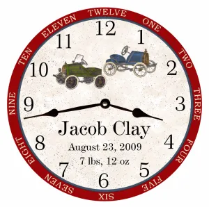 Custom Clock- Old Fashioned Car Clock