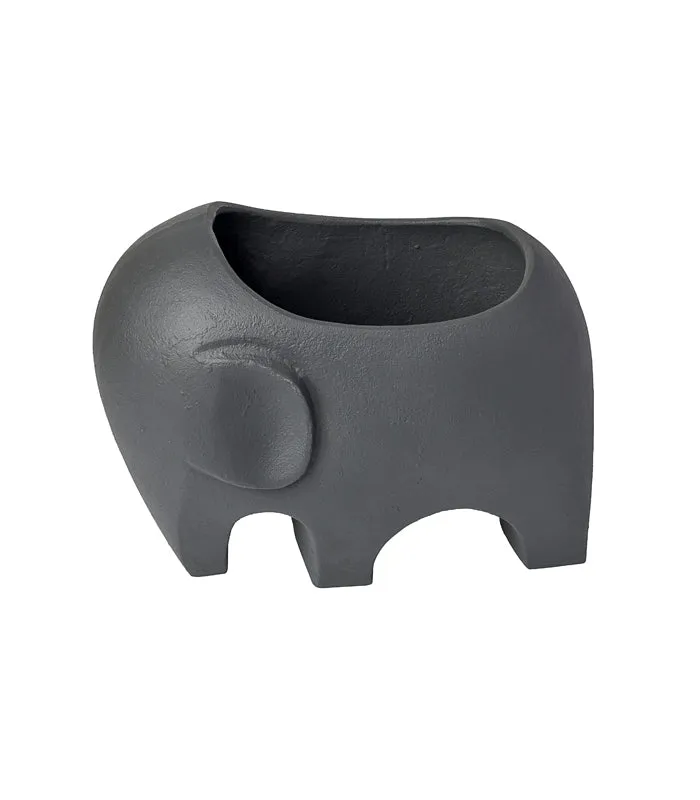 Elephant Vase - Grey