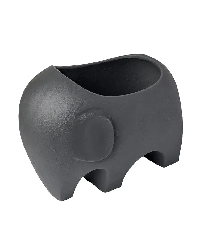 Elephant Vase - Grey