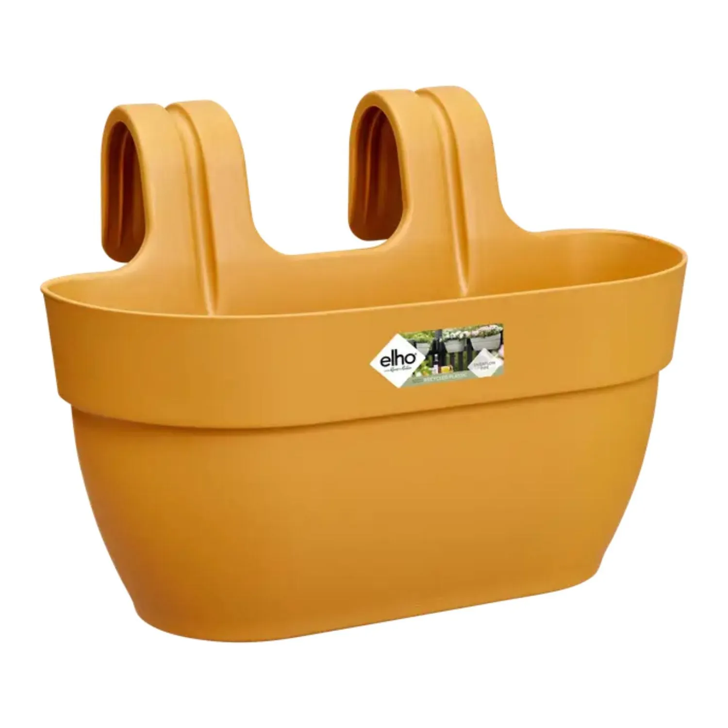 Elho 36cm Honey Yellow Medium Vibia Campana Easy Hanger Planter