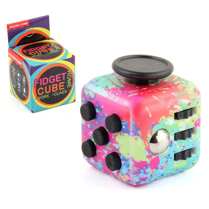 Fidget Cube Toy Relaxing Mini Puzzle Cube Toy Click Ball