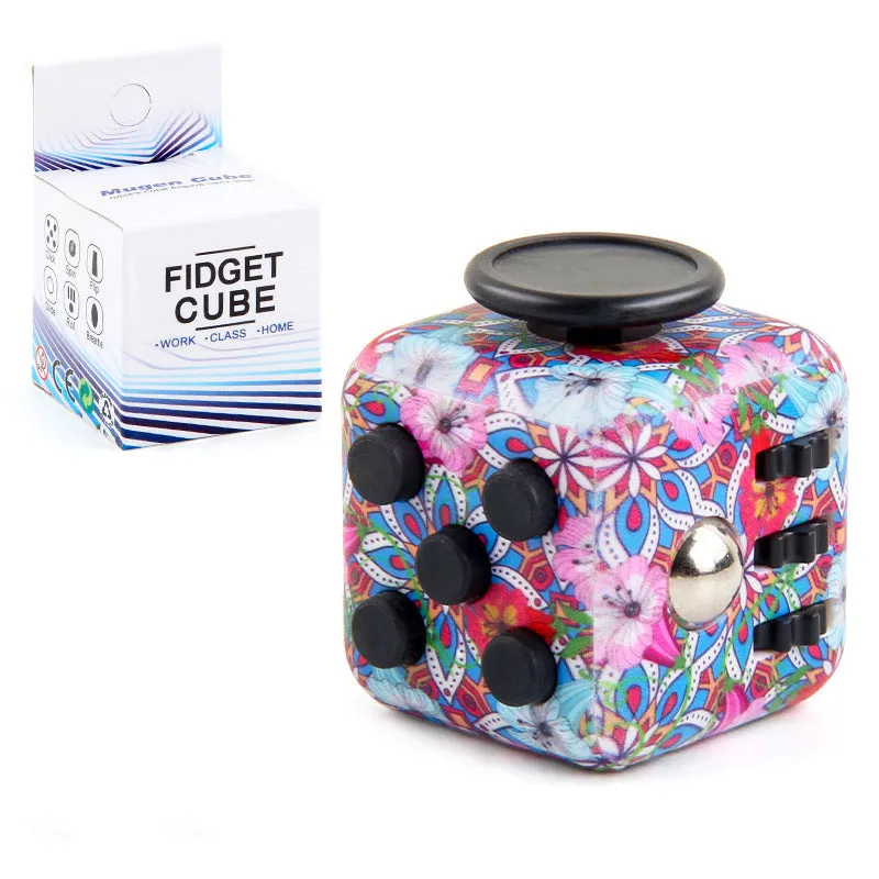 Fidget Cube Toy Relaxing Mini Puzzle Cube Toy Click Ball