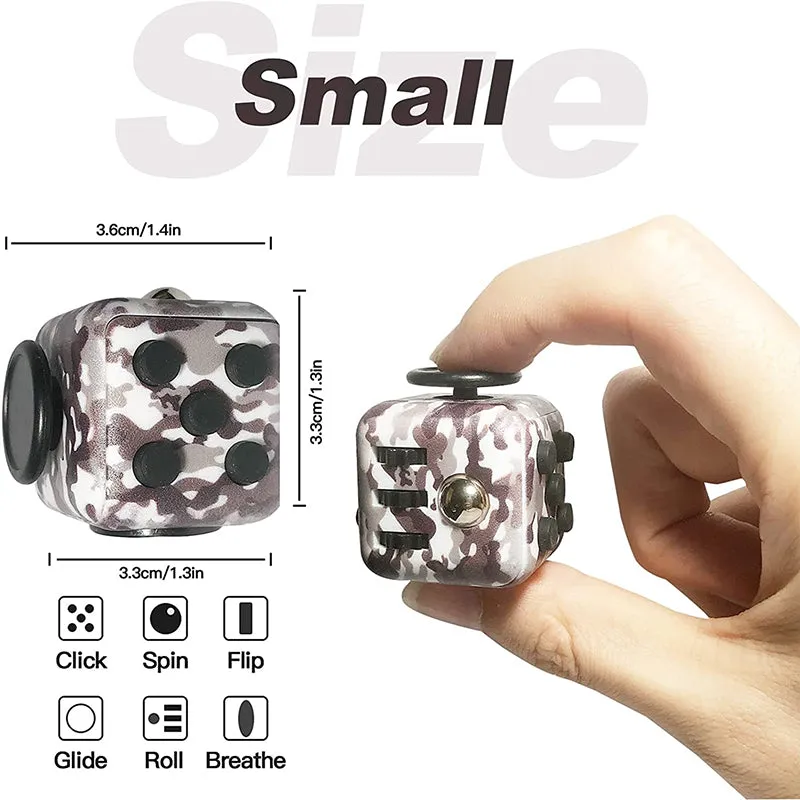 Fidget Cube Toy Relaxing Mini Puzzle Cube Toy Click Ball