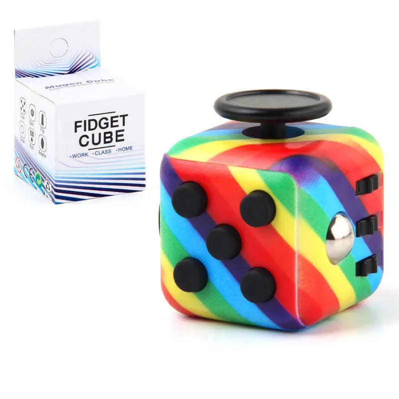 Fidget Cube Toy Relaxing Mini Puzzle Cube Toy Click Ball