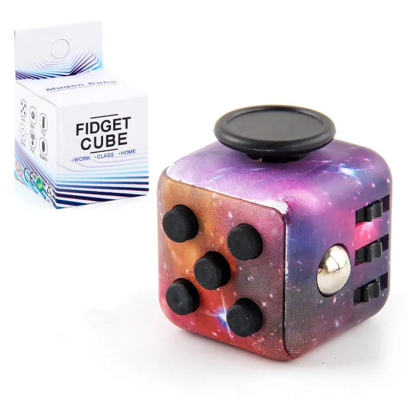 Fidget Cube Toy Relaxing Mini Puzzle Cube Toy Click Ball