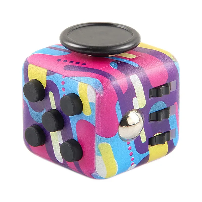 Fidget Cube Toy Relaxing Mini Puzzle Cube Toy Click Ball