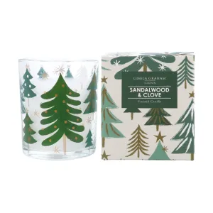 Gisela Graham 7cm Boxed Scented Candle - Trees