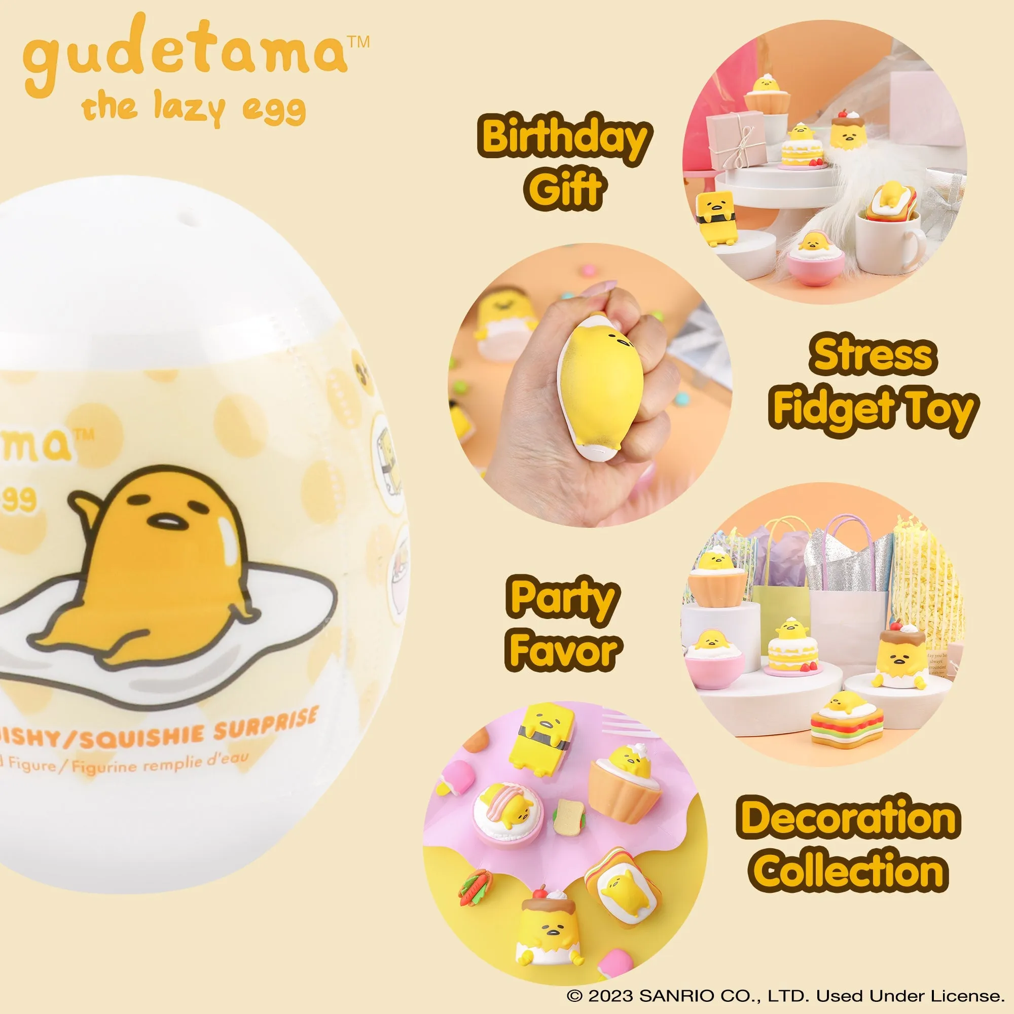 Gudetama Capsule Squishies (Series 1)