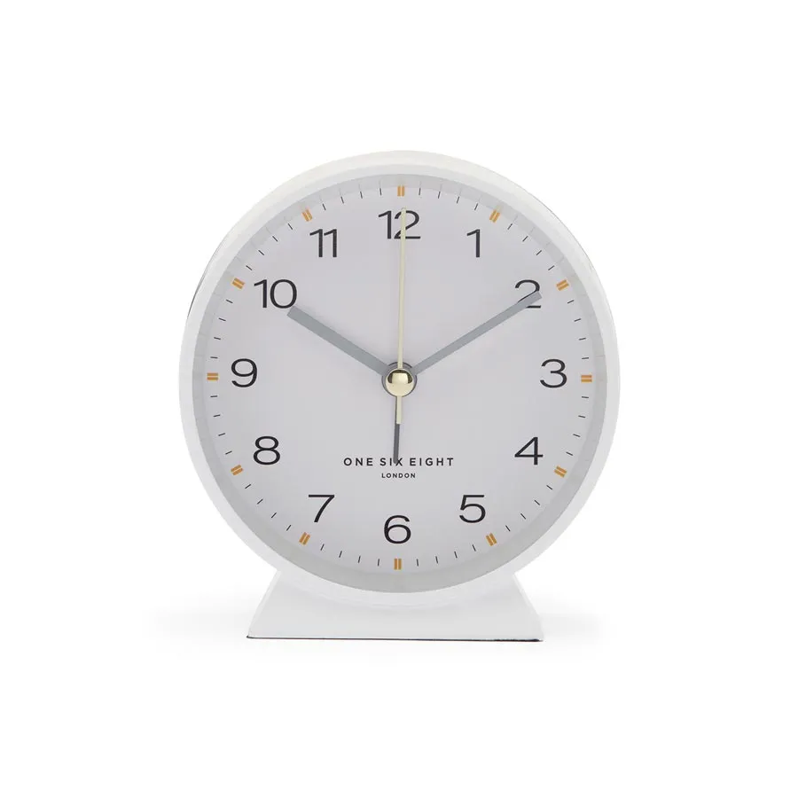 Hayley Alarm Clock with Light - White