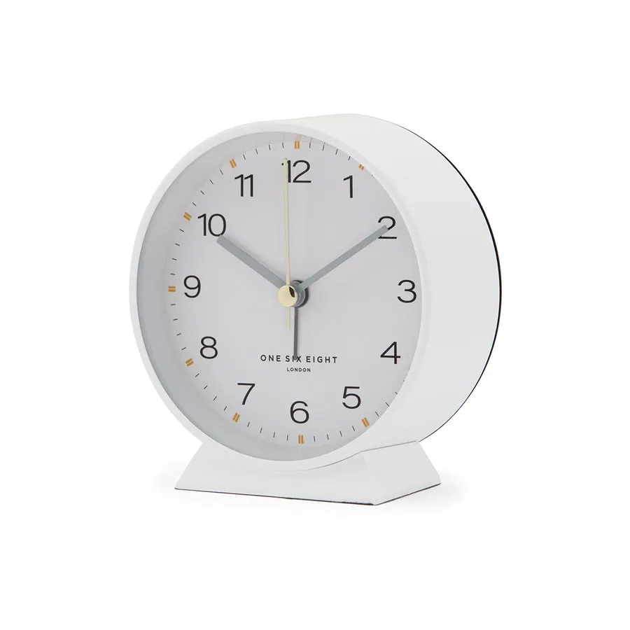 Hayley Alarm Clock with Light - White