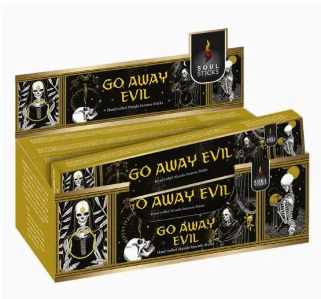 Incense - Go Away Evil Soul Sticks - 15gm