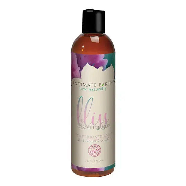 Intimate Earth Bliss Clove Infused Water-Based Anal Relaxing Glide 2 oz.