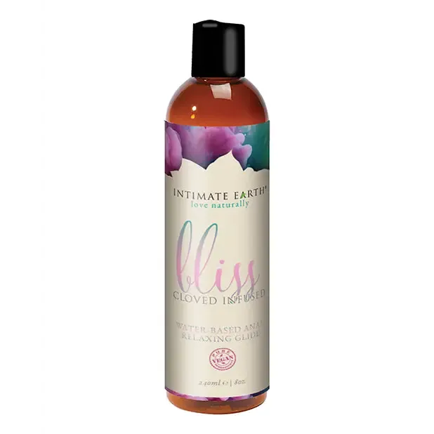 Intimate Earth Bliss Clove Infused Water-Based Anal Relaxing Glide 2 oz.