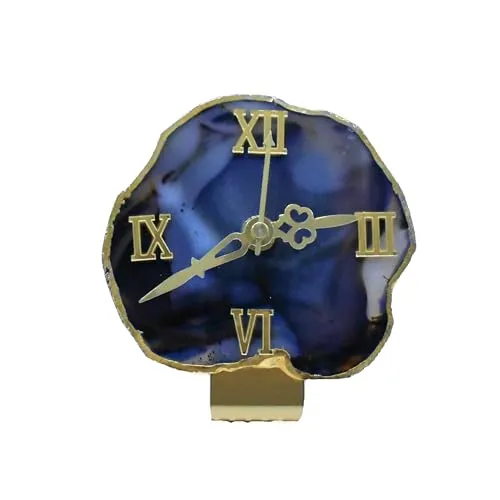 Maureen Natural Agate Stone Watch | Natural Agate Stone Watch with Stylish Golden Color Stand -38