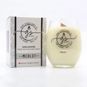 Merlot | Wood Wick Candle