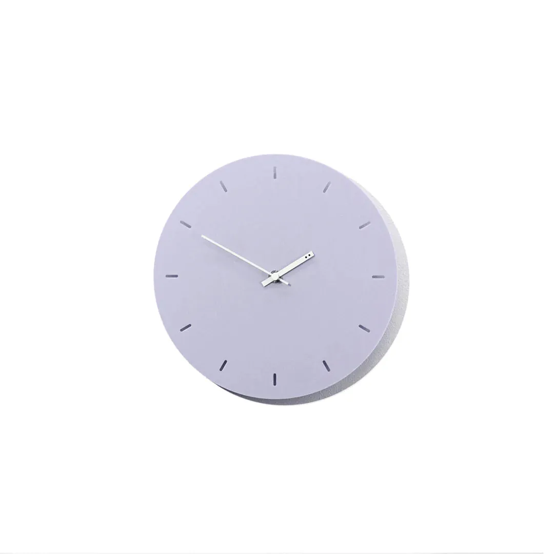 Minimal 25cm Wall Clock - Lavender