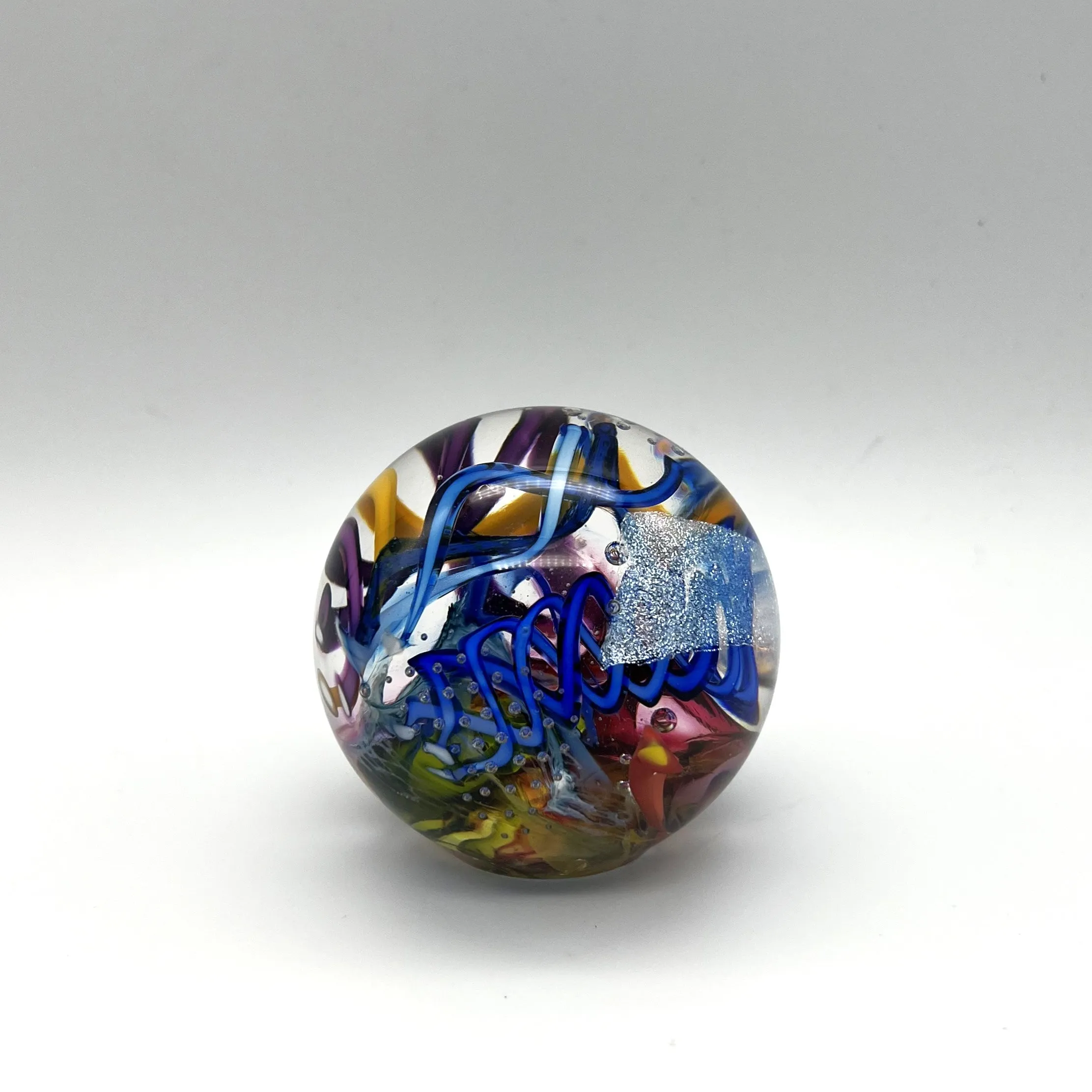 Multiverse Paperweights, Small by Tropical Iceberg Glass