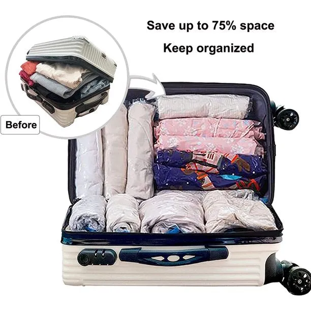 「❉New Year - 40% Off」Spaceplus Roll Up Compression Travel Packing Bags