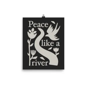 Peace Like A River Charcoal (Print)