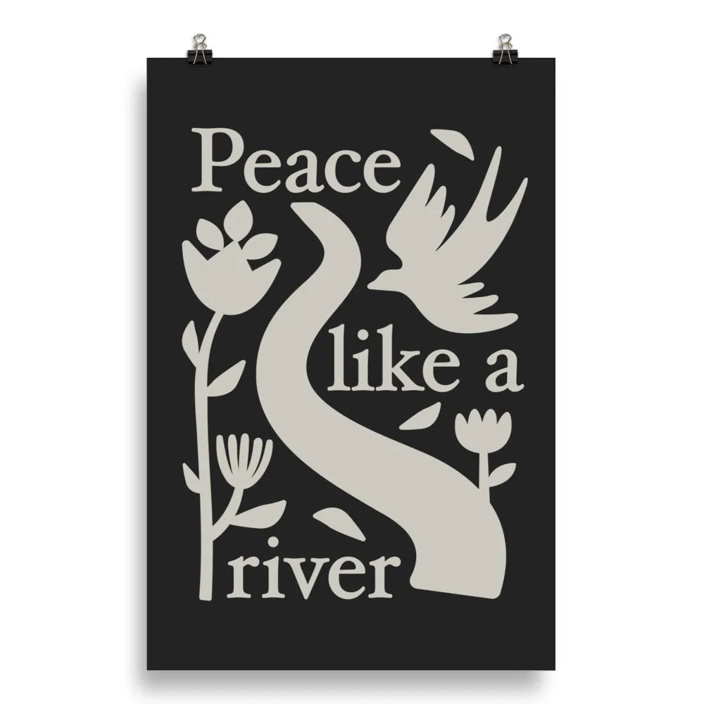 Peace Like A River Charcoal (Print)