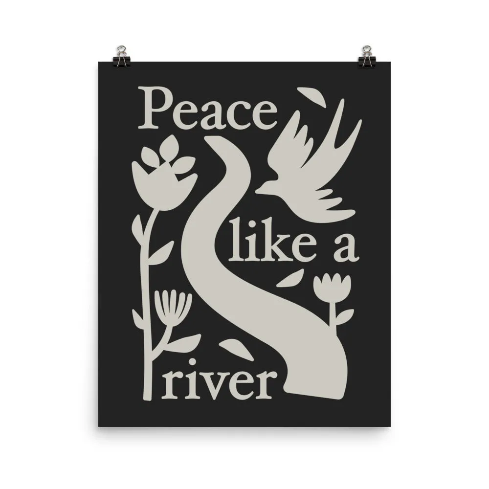 Peace Like A River Charcoal (Print)