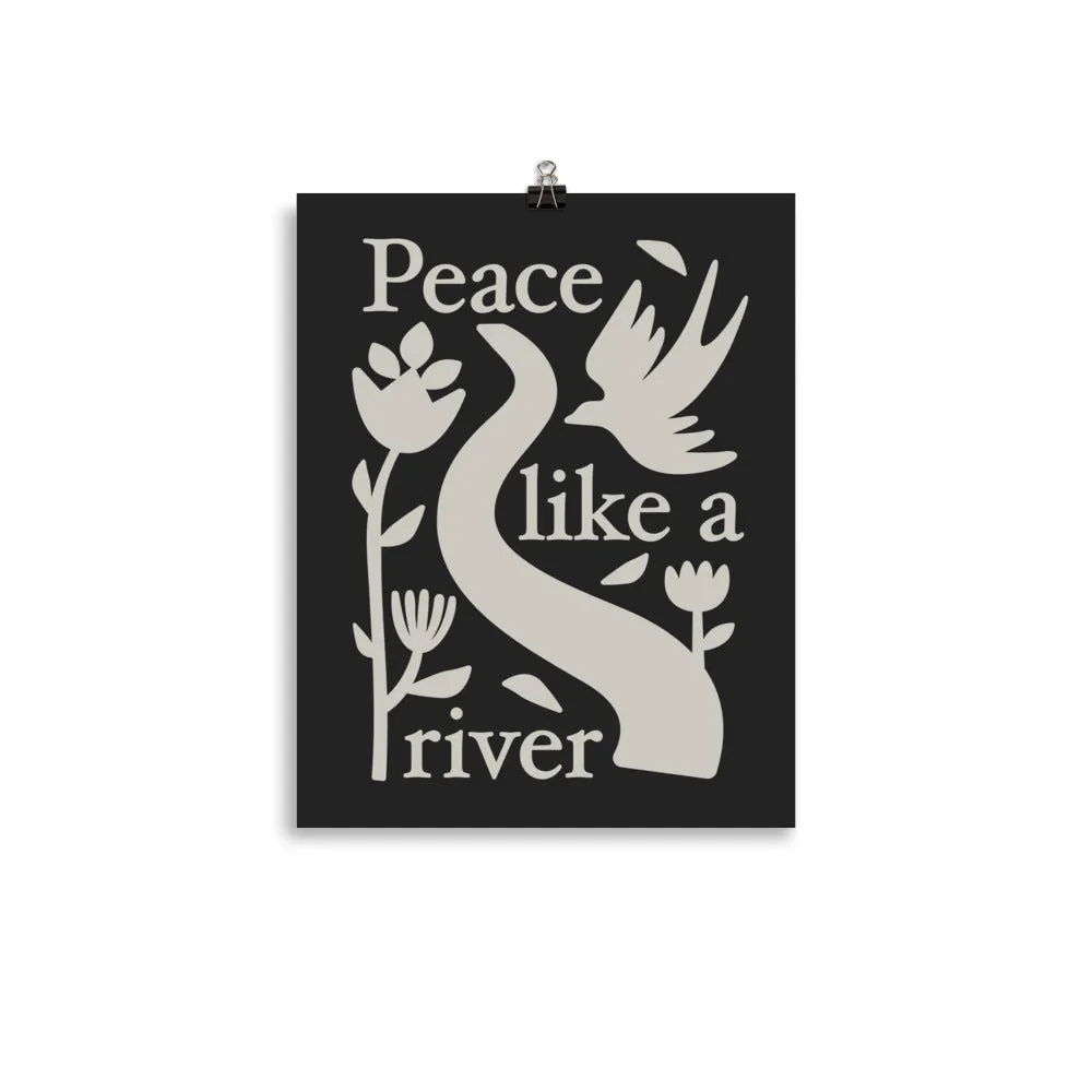 Peace Like A River Charcoal (Print)