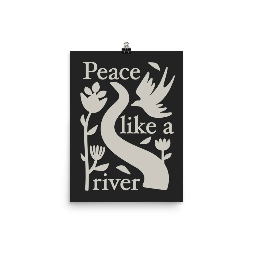 Peace Like A River Charcoal (Print)