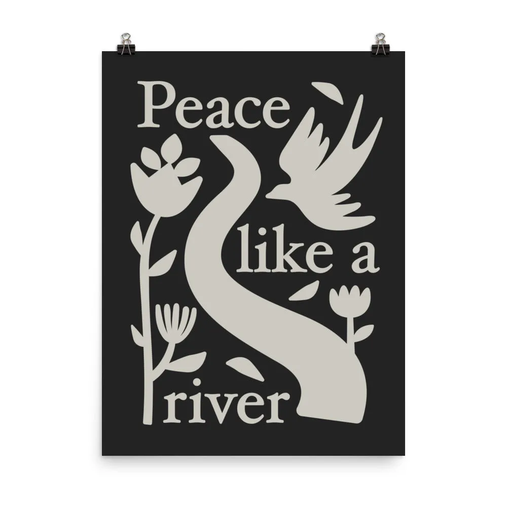 Peace Like A River Charcoal (Print)