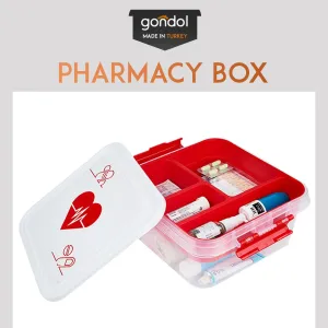 Pharmacy Box - First Aid and Home Pharmacy Plastic Storage