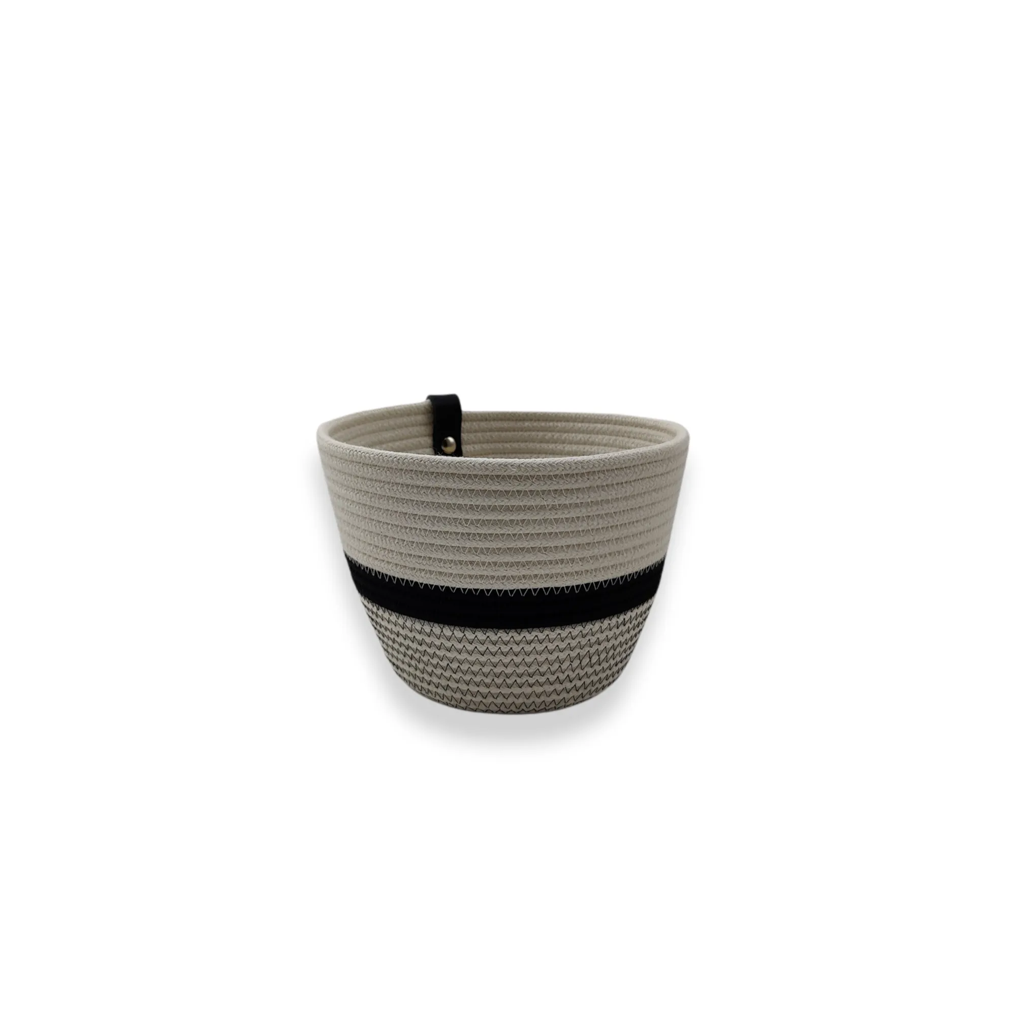 Planter Ecru Black