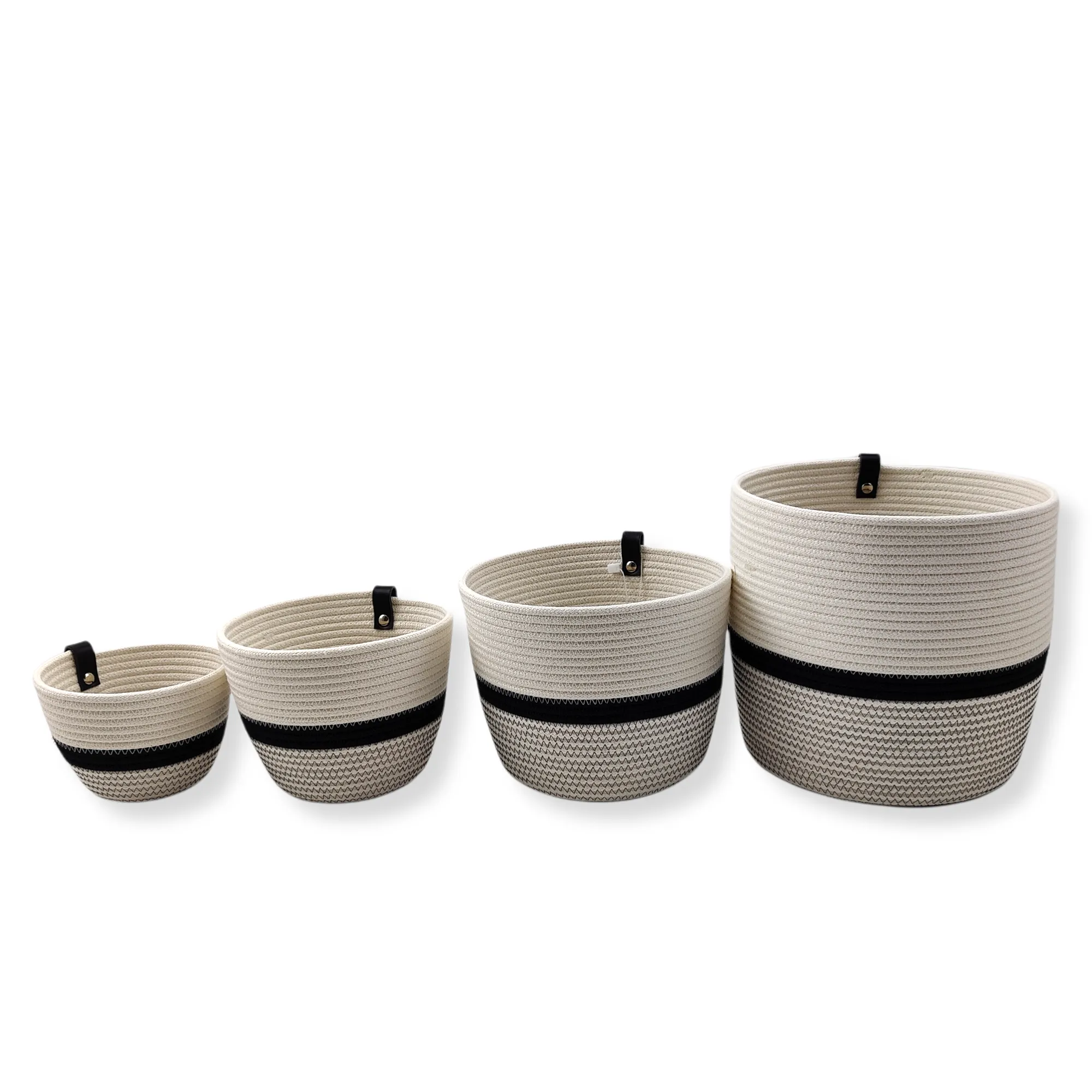 Planter Ecru Black