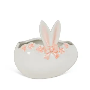 Rabbit Ears Ceramic Egg Planter